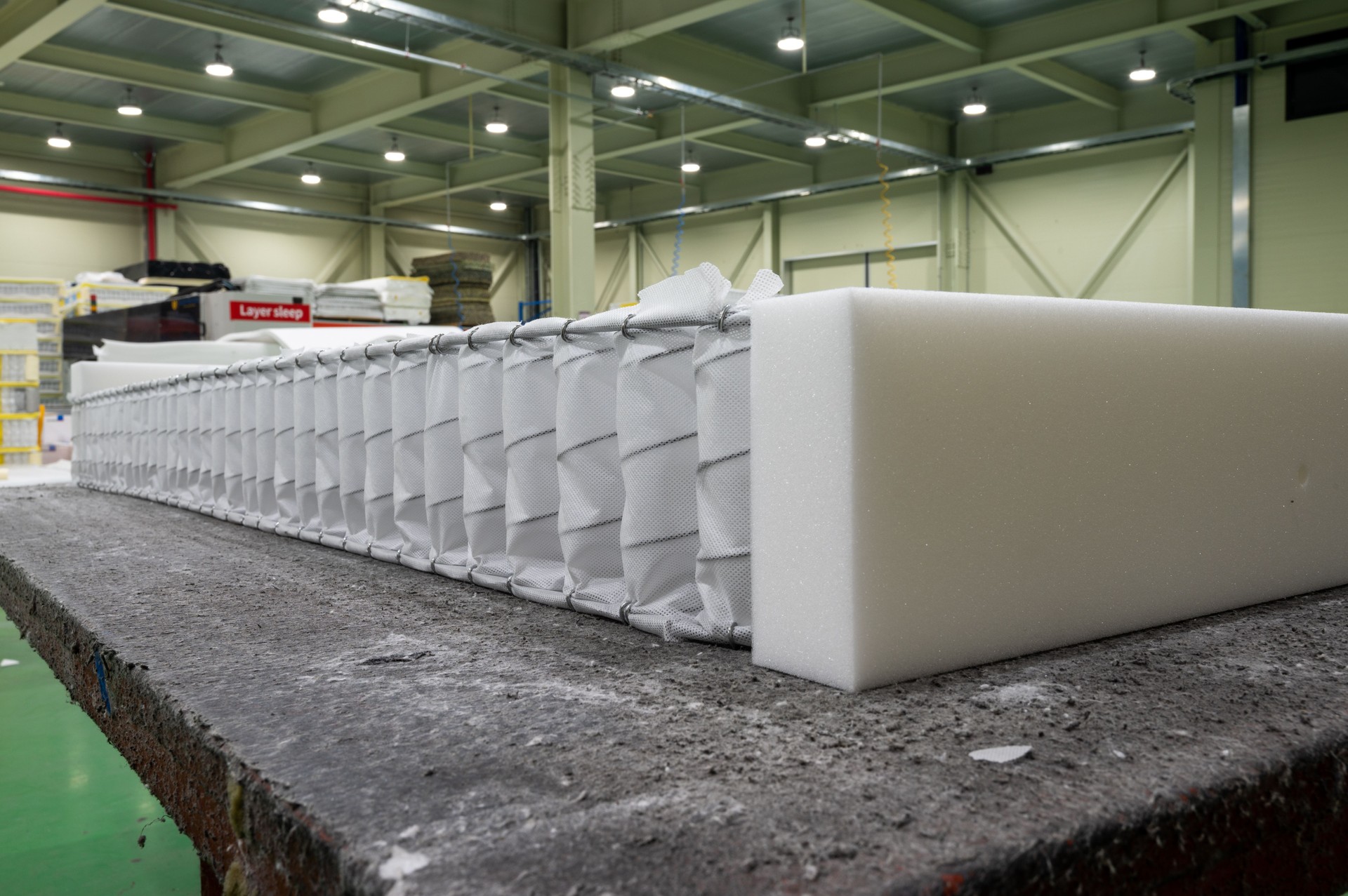 Mattress Production Pocket spring.in  South Korea